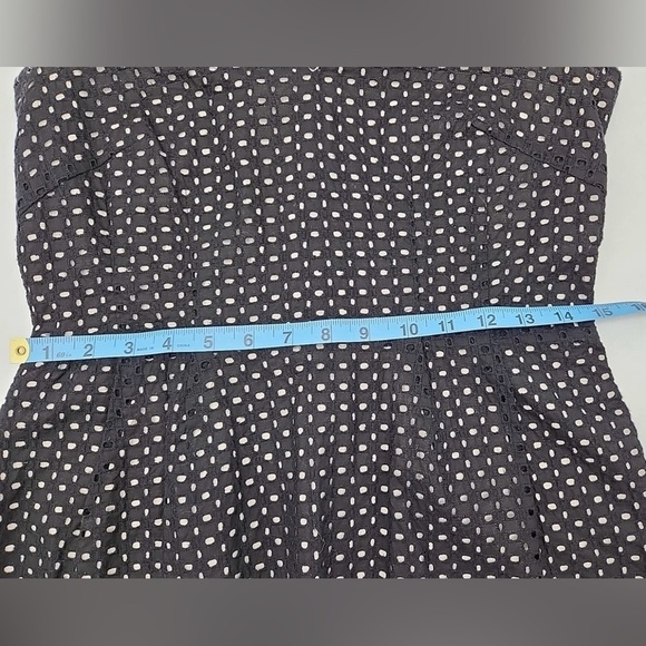 H&M Black and White Patterned Midi Dress - Picture 8 of 9